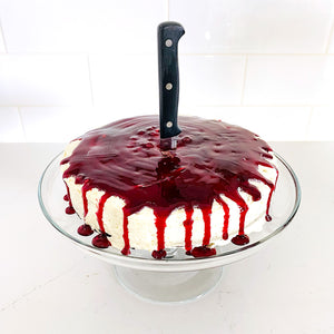 Chocolate Mochi Cake with Cherry Glaze (Paleo, AIP modification)