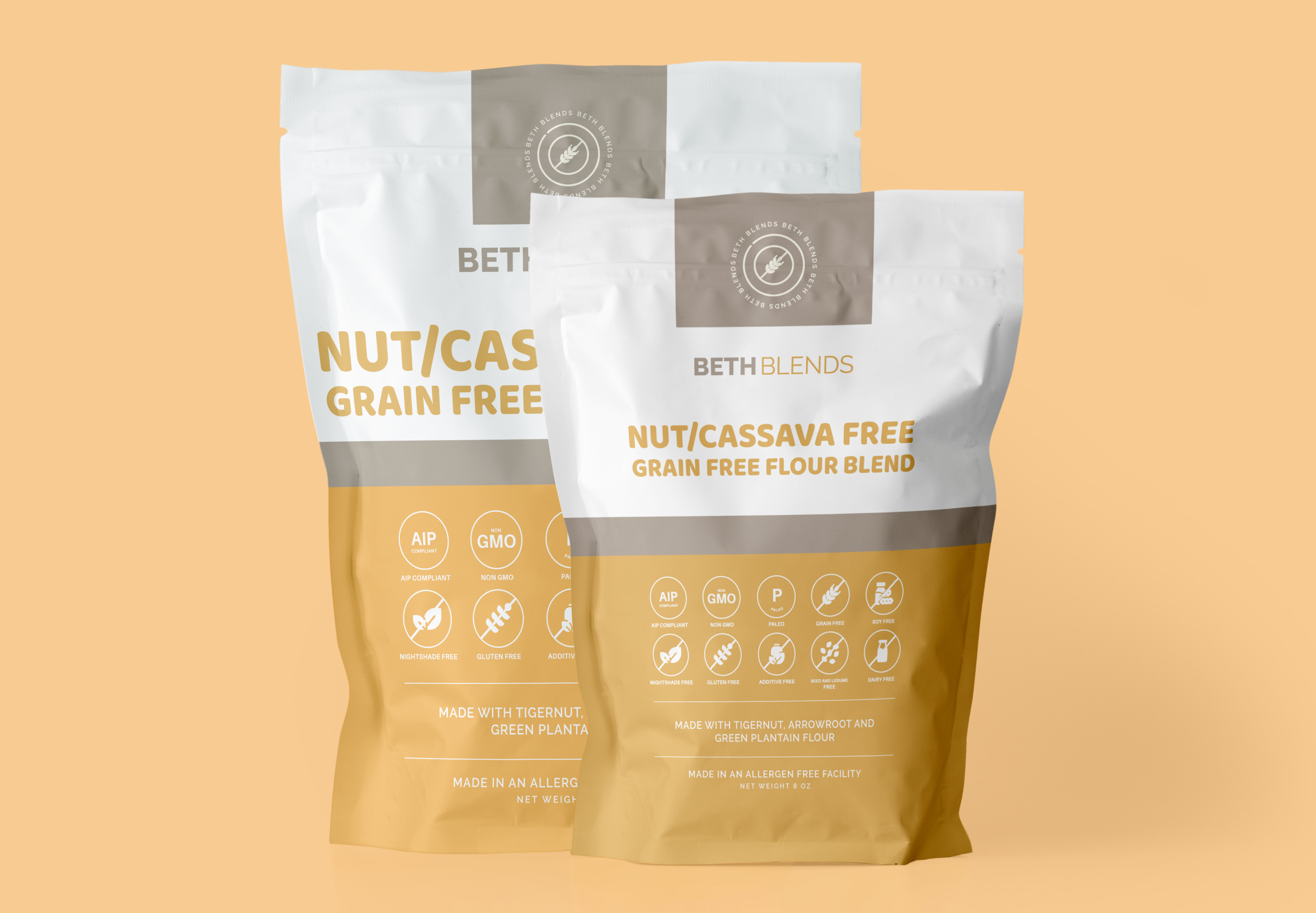 Nut/Cassava Free Grain Free Flour Blend 2 lb Bag